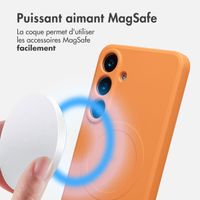 imoshion Coque Couleur avec MagSafe Samsung Galaxy S25 Plus - Orange