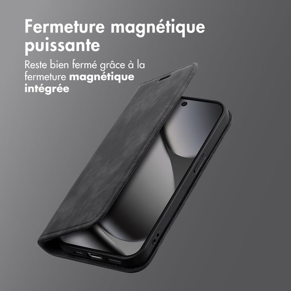 imoshion Étui de téléphone portefeuille Slim Google Pixel 10 Pro XL - Noir