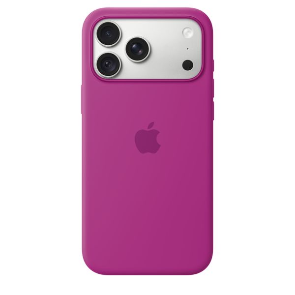 Apple Coque en silicone avec MagSafe Apple iPhone 18 Pro Max - Magenta