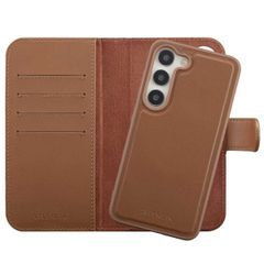 Selencia Étui portefeuille amovible Olyn avec MagSafe Samsung Galaxy S23 - Marron