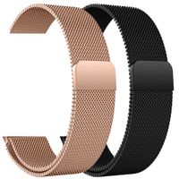 imoshion Bracelet milanais montre multipack Apple Watch | 38/40/41/42 mm - Noir & Rose