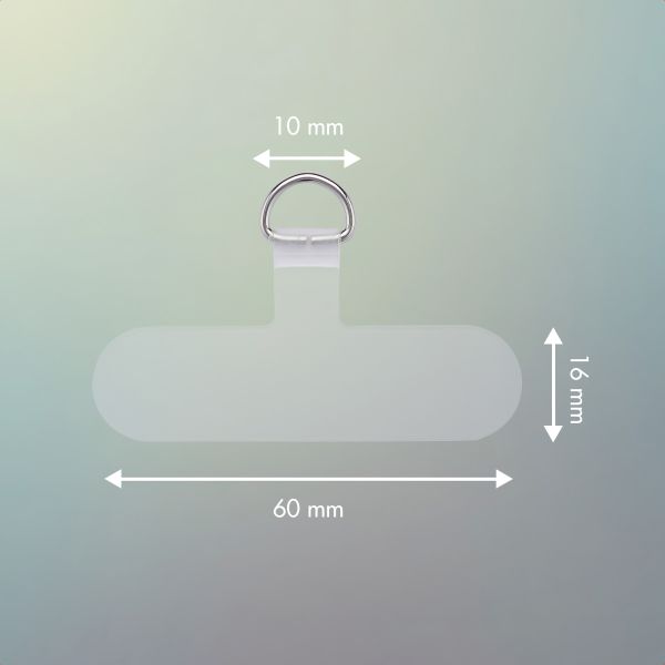 imoshion Pad pour cordon de téléphone - Pack de 2 - Argent