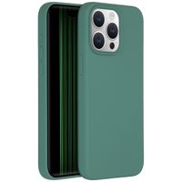 Accezz Coque Liquid Silicone avec MagSafe Apple iPhone 15 Pro Max - Vert foncé