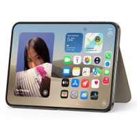Apple Folio avec support Apple iPhone Duo - Taupe