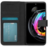 imoshion Étui de télephone portefeuille de luxe Motorola Edge 20 Lite - Noir