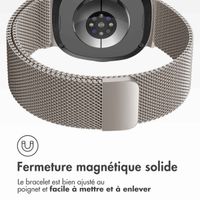 imoshion Bracelet magnétique milanais Samsung Galaxy Watch 8 (40/44mm) / Classic (46mm) - Lumière stellaire