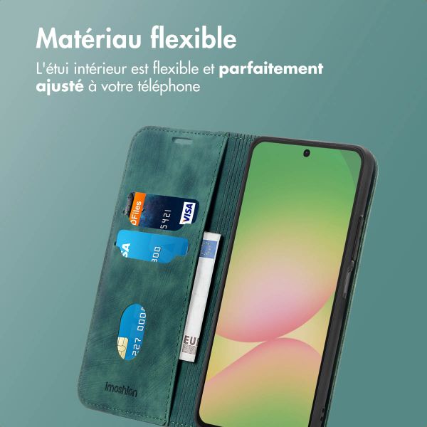 imoshion Étui de téléphone portefeuille Slim Samsung Galaxy A36 - Vert