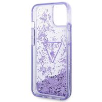 Guess Coque Liquid Glitter Apple iPhone 14 - Violet
