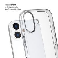 Selencia Coque arrière avec crochets amovibles Apple iPhone 17 - Transparent