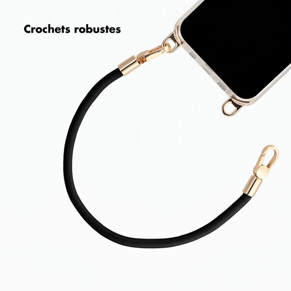 Selencia Bracelet universel avec 2 crochets - Noir