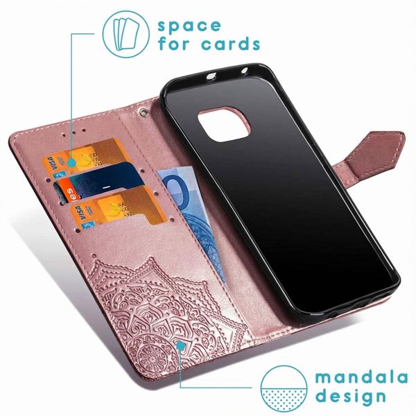 imoshion Etui de télephone Mandala Samsung Galaxy S7 - Rose Doré