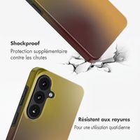 Selencia Coque arrière Vivid avec MagSafe Samsung Galaxy S26 FE - Gradient Olive Dust