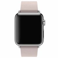 Apple Bracelet Leather Band Modern Buckle Apple Watch | 38/40/41/42 mm - Taille S - Blush