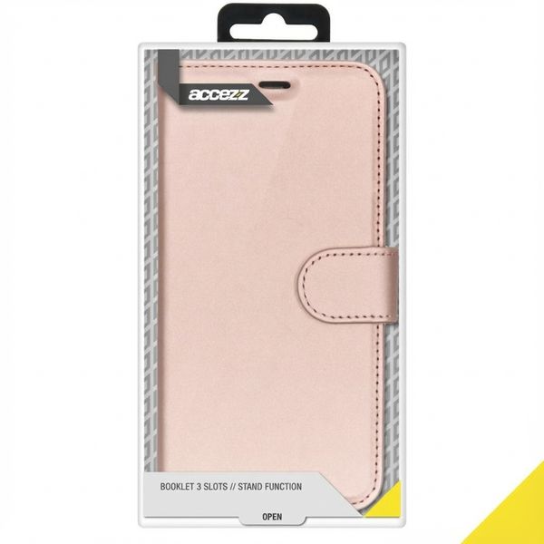 Accezz Étui de télephone Wallet Samsung Galaxy S21 Ultra - Rose Doré