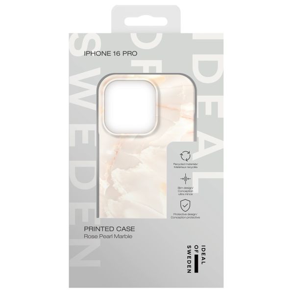 iDeal of Sweden Coque Fashion Apple iPhone 16 Pro - Rose Pearl Marble