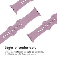 imoshion Bracelet en silicone⁺ Apple Watch | 44/45/46/49 mm - Taille M/L - Mauve