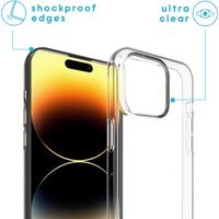 imoshion Coque arrière transparente avec cordon Apple iPhone 15 Pro - Noir
