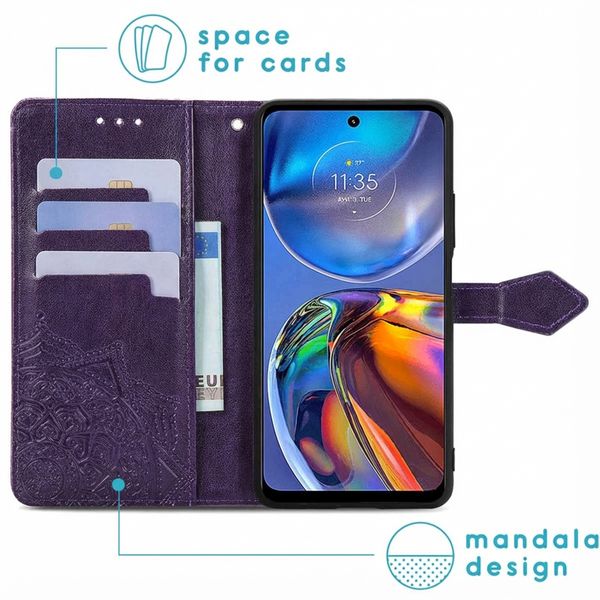 imoshion Etui de télephone Mandala Motorola Moto E32 / E32s - Violet