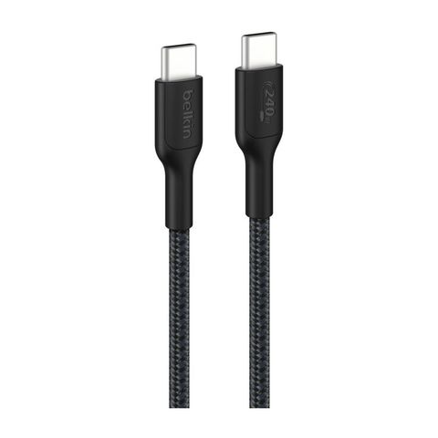 Belkin Câble USB-C vers USB-C tressé BoostCharge Pro - 1 mètre - Noir