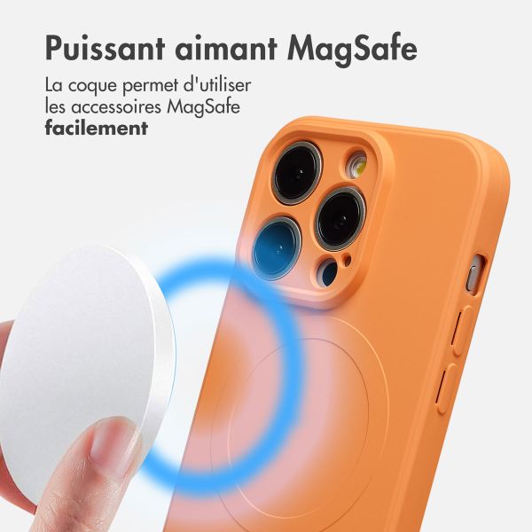 imoshion Coque Couleur avec MagSafe Apple iPhone 14 Pro - Orange