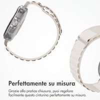 Accezz Bracelet en nylon Alpine Samsung Galaxy Watch Ultra 2 (2026) / Ultra (2024/2025) - Lumière stellaire