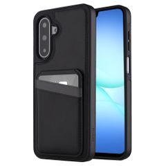 imoshion Coque arrière avec porte-cartes et support Samsung Galaxy A17 (5G) / (4G) - Noir