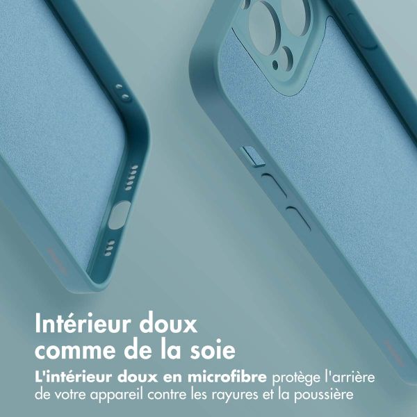 imoshion Coque Couleur avec MagSafe Apple iPhone 13 Pro - Smoke Green