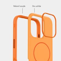 imoshion Coque arrière Color avec Thin MagSafe Ring Apple iPhone 16 Pro - Orange