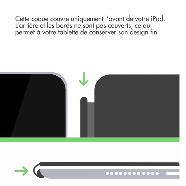 Apple Smart Cover Apple iPad 9 (2021) 10.2 pouces / iPad 8 (2020) 10.2 pouces / iPad 7 (2019) 10.2 pouces / Air 3 (2019) / Pro 10.5 (2017) - Dark Grey