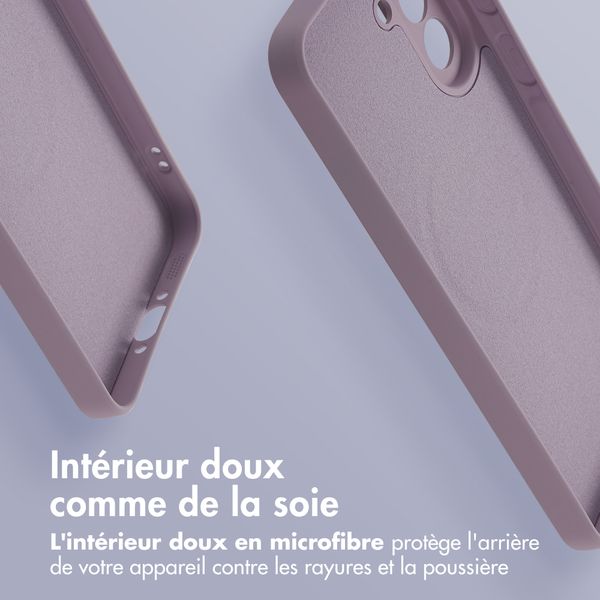 imoshion Coque Couleur avec MagSafe Samsung Galaxy A37 (5G) - Violet
