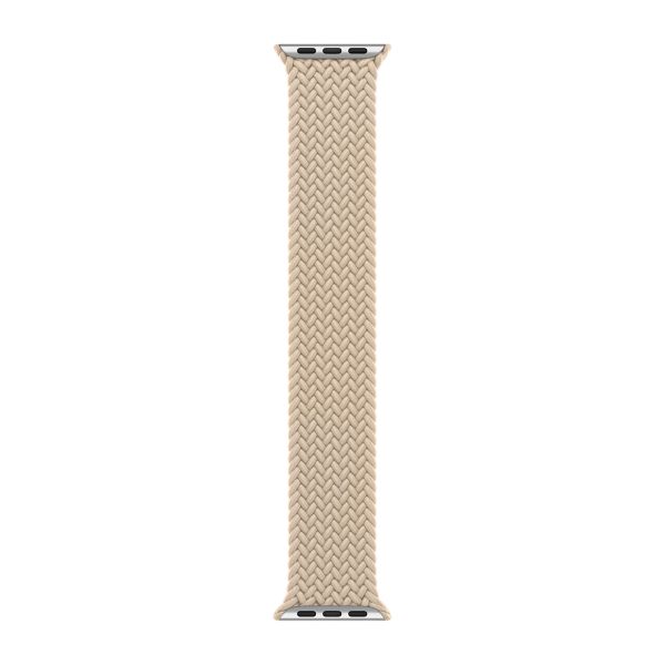 Apple Bracelet Solo tressé Apple Watch | 38/40/41/42 mm - Taille 4 - Beige