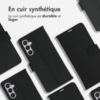 Accezz Étui de télephone Wallet Samsung Galaxy A25 (5G) - Noir