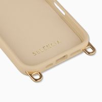 Selencia Coque arrière Rivièra avec MagSafe avec crochets amovibles Apple iPhone 17 - Milky Latte