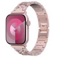 Selencia Bracelet à maillons scintillants Apple Watch | 38/40/41/42 mm - Rose