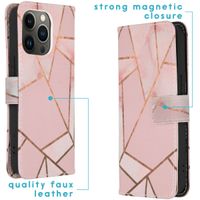 imoshion Design Softcase Bookcase Apple iPhone 13 Pro - Pink Graphic