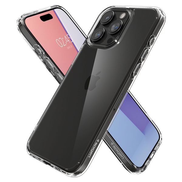 Spigen Coque Ultra Hybrid Apple iPhone 15 Pro - Crystal Clear