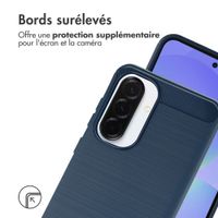 imoshion Coque Brushed Samsung Galaxy A37 (5G) - Bleu foncé