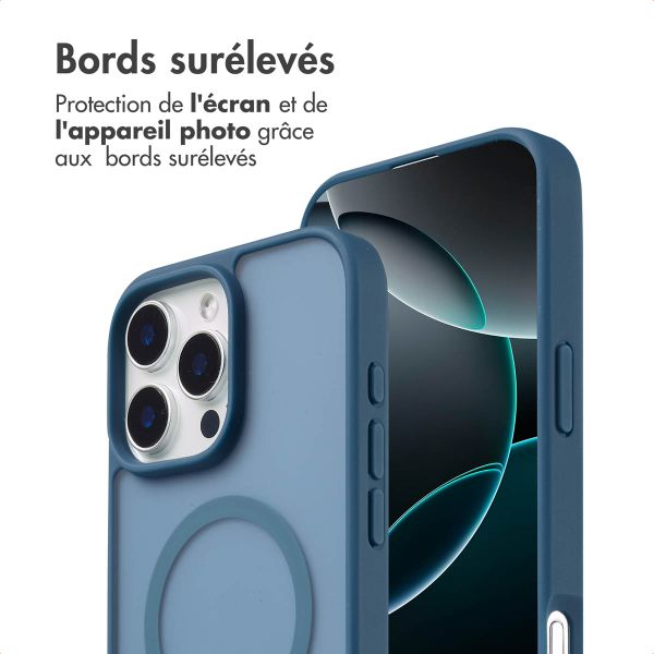 imoshion Coque Color Guard avec MagSafe Apple iPhone 16 Pro - Bleu foncé