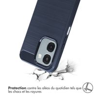 imoshion Coque Brushed Oppo A6 (5G) - Bleu foncé