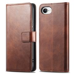 imoshion Étui de télephone portefeuille de luxe Apple iPhone SE (2022 / 2020) / 8 / 7 / 6(s) - Marron foncé
