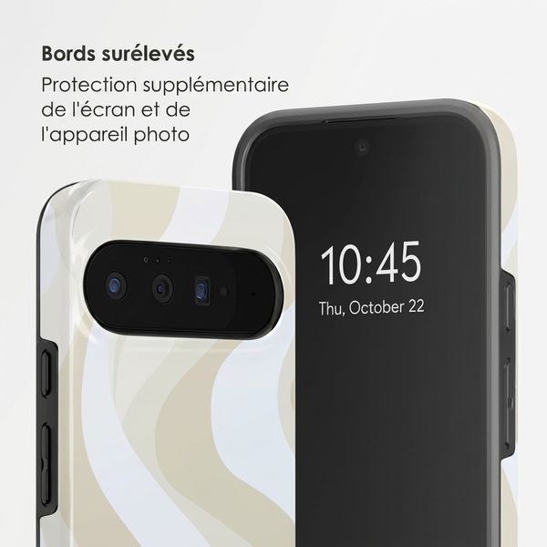 Selencia Coque arrière Vivid avec MagSafe Google Pixel 11 - Desert Waves Beige