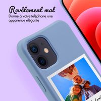 Coque Color MagSafe avec cordon amovible et photo et/ou texte personnalisés Apple iPhone 12 (Pro) - Polaroid