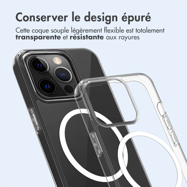 imoshion Coque arrière de protection avec MagSafe Apple iPhone 14 Pro - Transparent