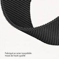 imoshion Bracelet magnétique milanais  - Connexion universelle 20 mm - Noir