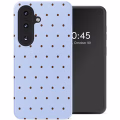 Selencia Coque arrière Vivid avec MagSafe Samsung Galaxy S26 FE - Happy Dots Digital Sky