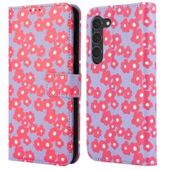 imoshion Étui de télephone portefeuille Design Samsung Galaxy S23 - Dusty Rose Blossoms