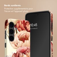Selencia Coque arrière Vivid avec MagSafe Samsung Galaxy S24 - Vintage Peony