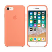 Apple Coque en silicone Apple iPhone SE (2022 / 2020) / 8 / 7 - Peach