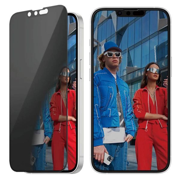 PanzerGlass Protection d'écran Privacy Ultra-Wide Fit Anti-bactérienne avec applicateur Apple iPhone 17e / 16e / 14 / 13 / 13 Pro
