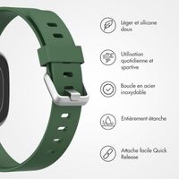 imoshion Bracelet silicone Fitbit Versa / Versa 2 / Versa Lite - Taille L - Vert foncé